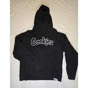 Cookies Original Mint Logo Hoodie Sweater Black White Large Thick Quality